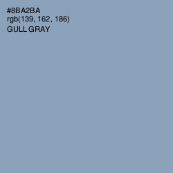 #8BA2BA - Gull Gray Color Image